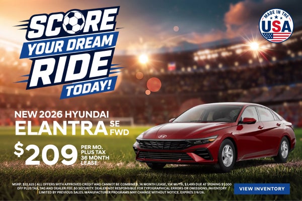 NEW 2026 HYUNDAI ELANTRA SE